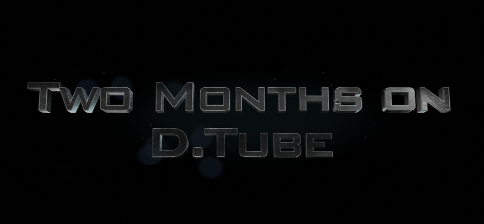 My First Two Months On D.tube